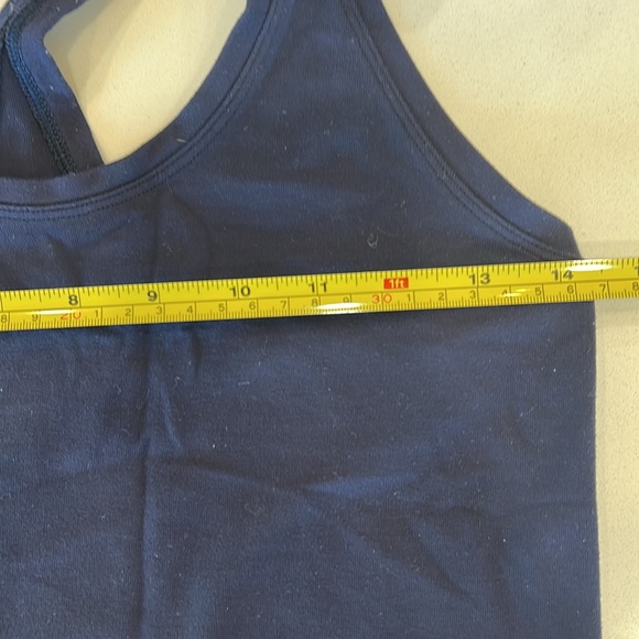 Lululemon Navy Racerback Tank Size 4 - Picture 4 of 5